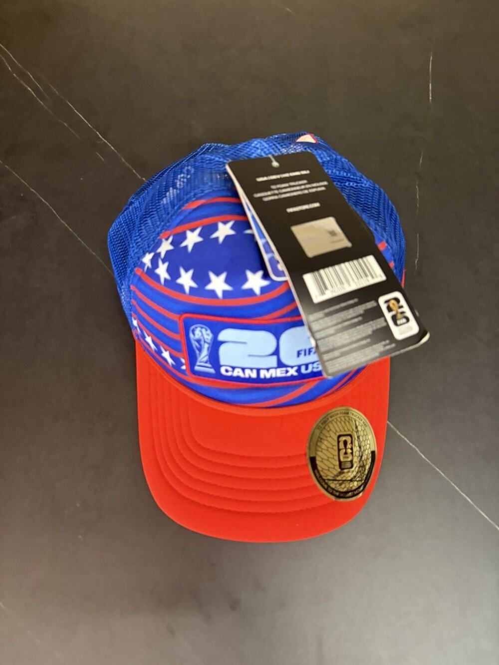 NWT FIFA World Cup 2026 Unisex OS USA CAN MEX Foam Mesh Trucker Snapback Hat